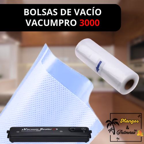 BOLSAS VACUM PRO 3000™ - Bolsas de Vacío 5Mts